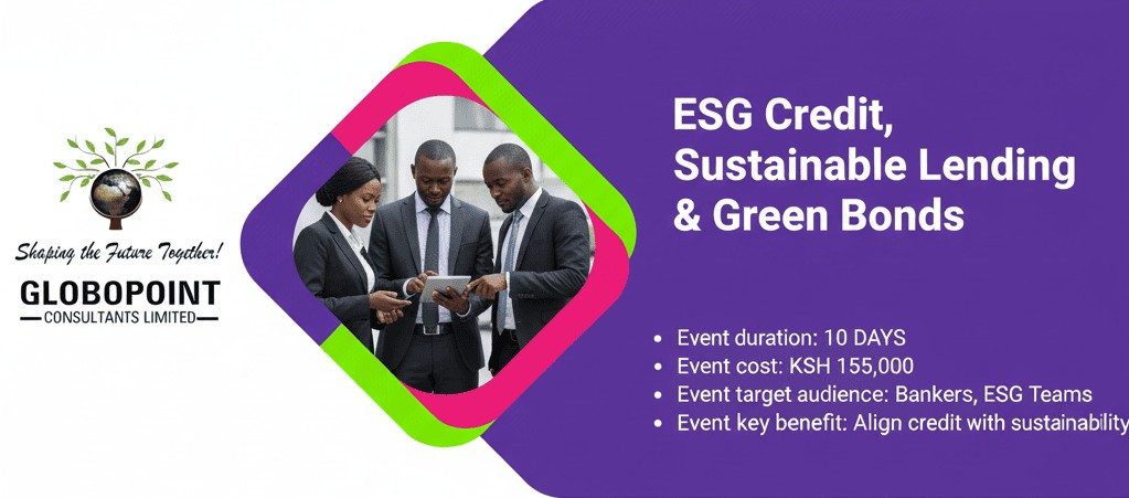 ESG Credit, Sustainable Lending & Green Bonds Program