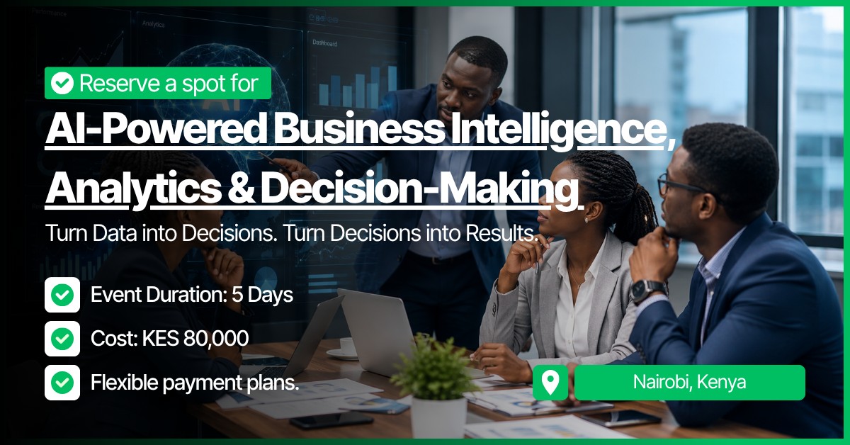 AI-Powered Business Intelligence, Analytics & Decision-Making Training