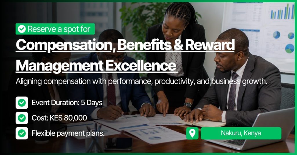 Compensation, Benefits & Reward Management Excellence Training