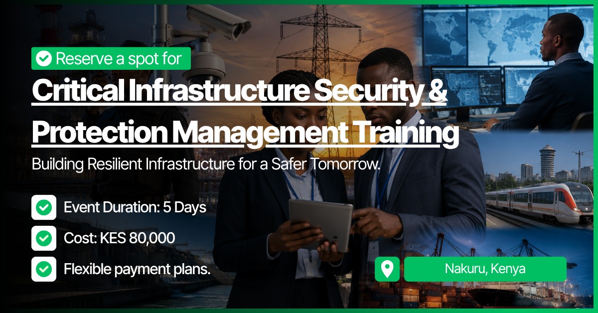 Critical Infrastructure Security & Protection Management Training