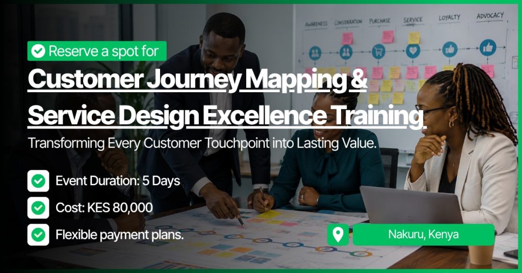 Customer Journey Mapping & Service Design Excellence Training