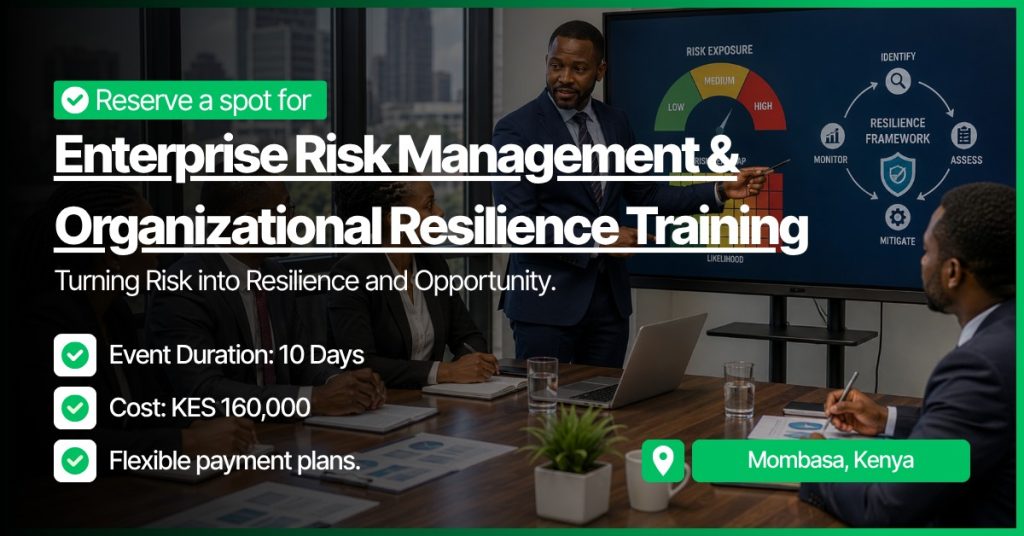 Enterprise Risk Management & Organizational Resilience Training