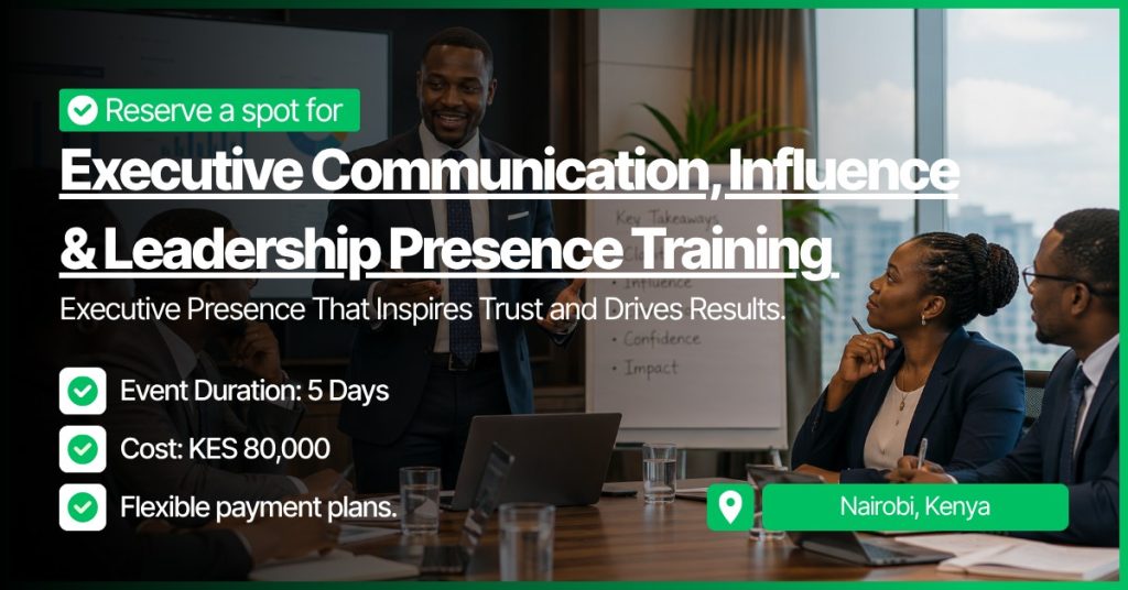 Executive Communication, Influence & Leadership Presence Training
