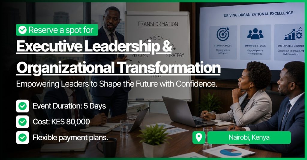 Executive Leadership & Organizational Transformation Training