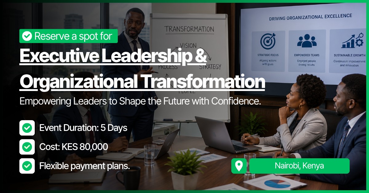 Executive Leadership & Organizational Transformation Training