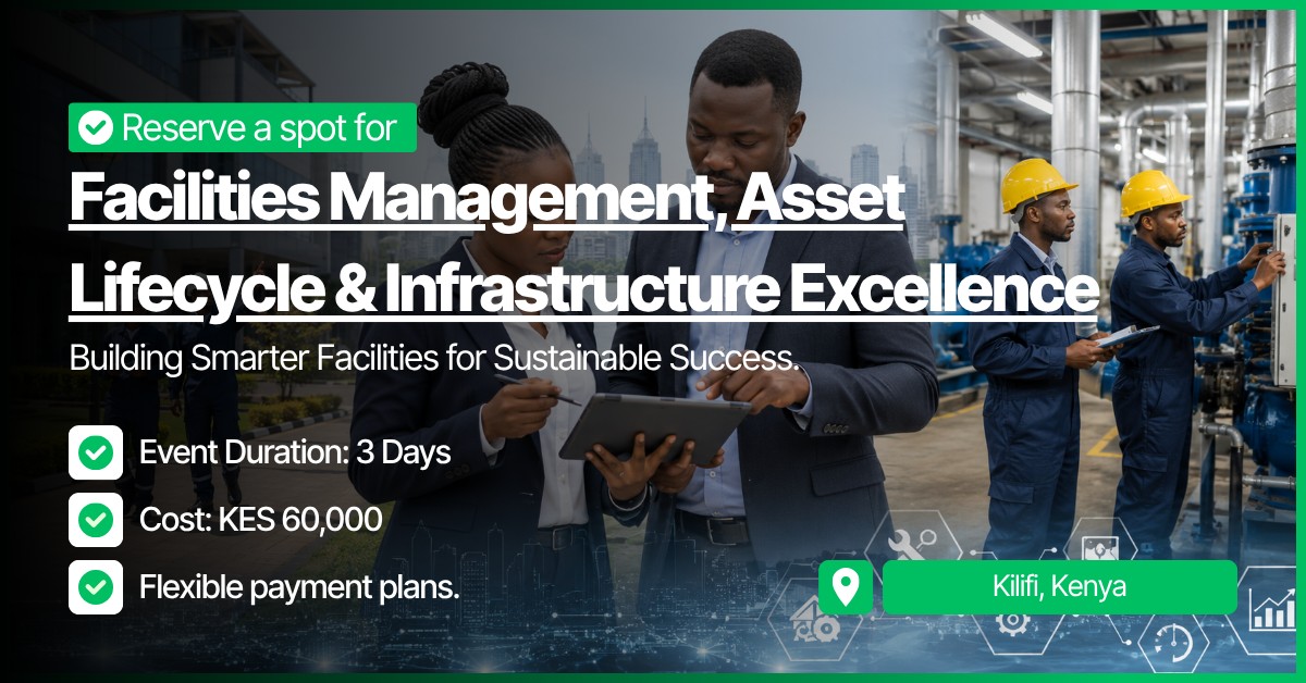 Facilities Management, Asset Lifecycle & Infrastructure Excellence Training