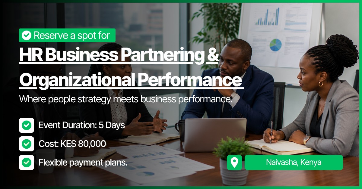 HR Business Partnering & Organizational Performance Training