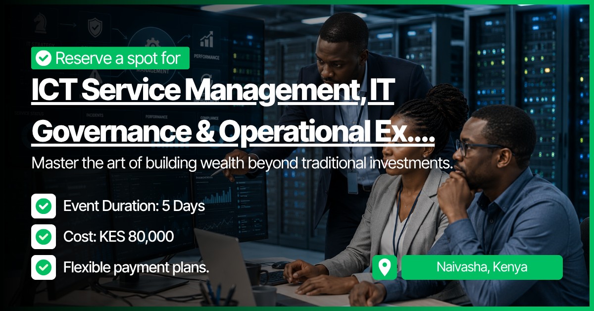 ICT Service Management, IT Governance & Operational Excellence Training