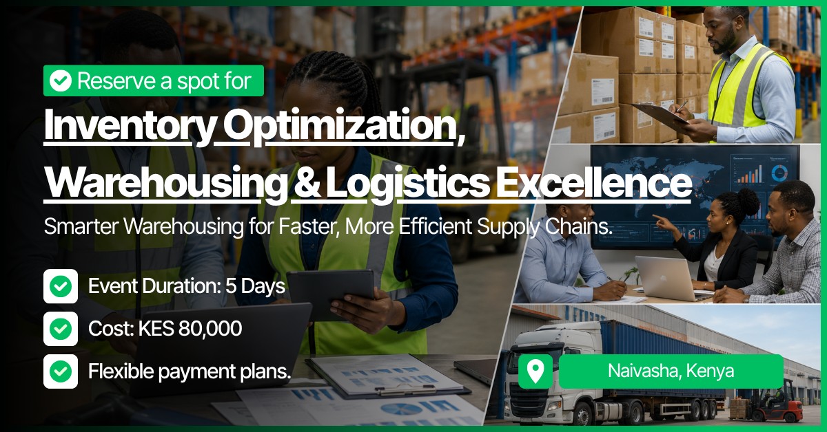 Inventory Optimization, Warehousing & Logistics Excellence Training