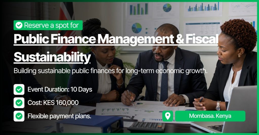 Public Finance Management & Fiscal Sustainability Training