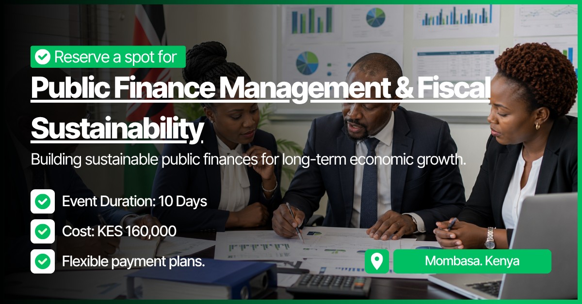 Public Finance Management & Fiscal Sustainability Training