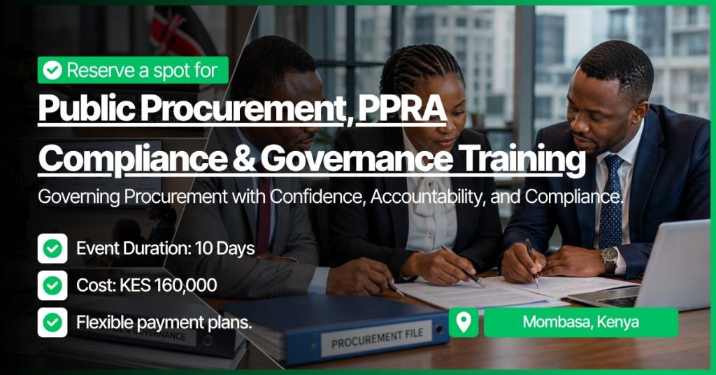 Public Procurement, PPRA Compliance & Governance Training