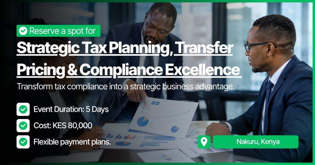Strategic Tax Planning, Transfer Pricing & Compliance Excellence Training