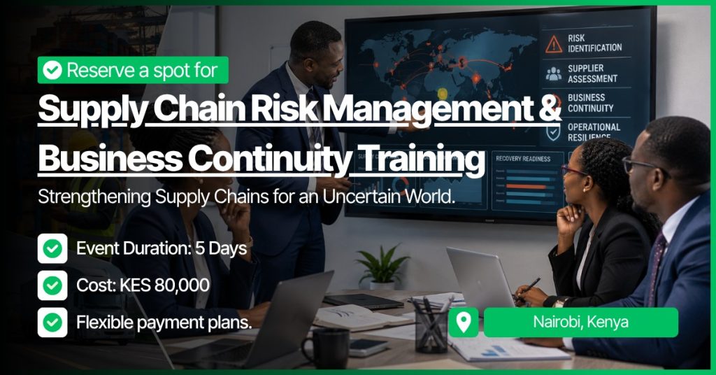 Supply Chain Risk Management & Business Continuity Training
