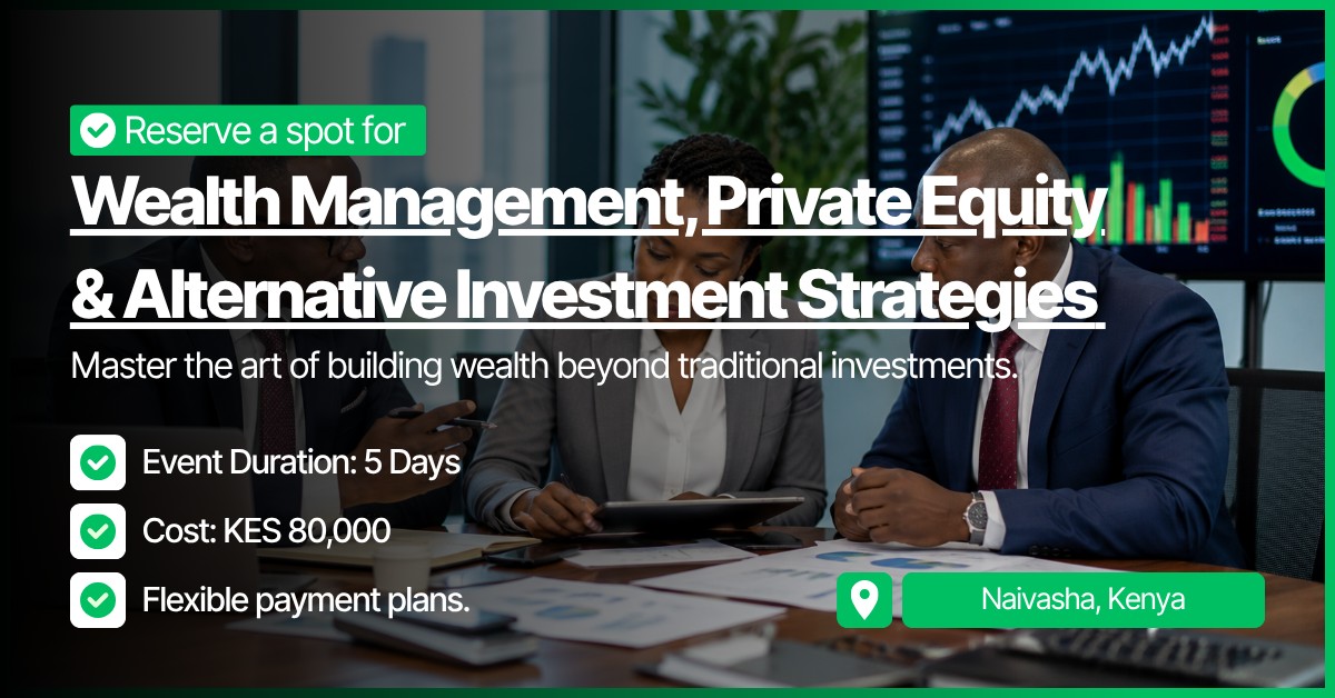 Wealth Management, Private Equity & Alternative Investment Strategies Training